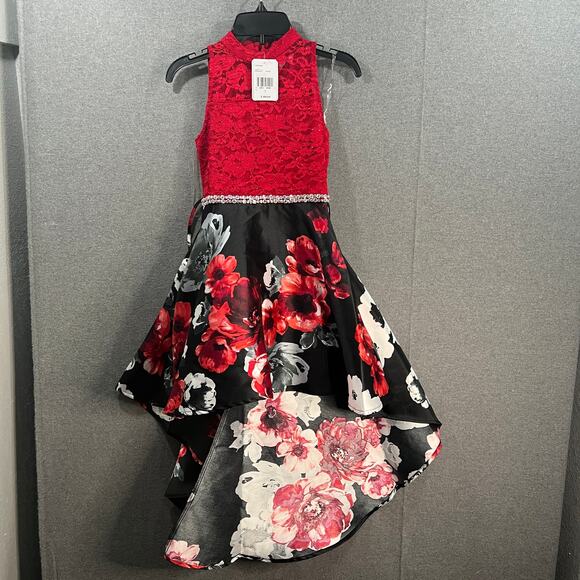 Speechless Girls' High-Low Sleeveless Party Dress Size 7 - Picture 1 of 16